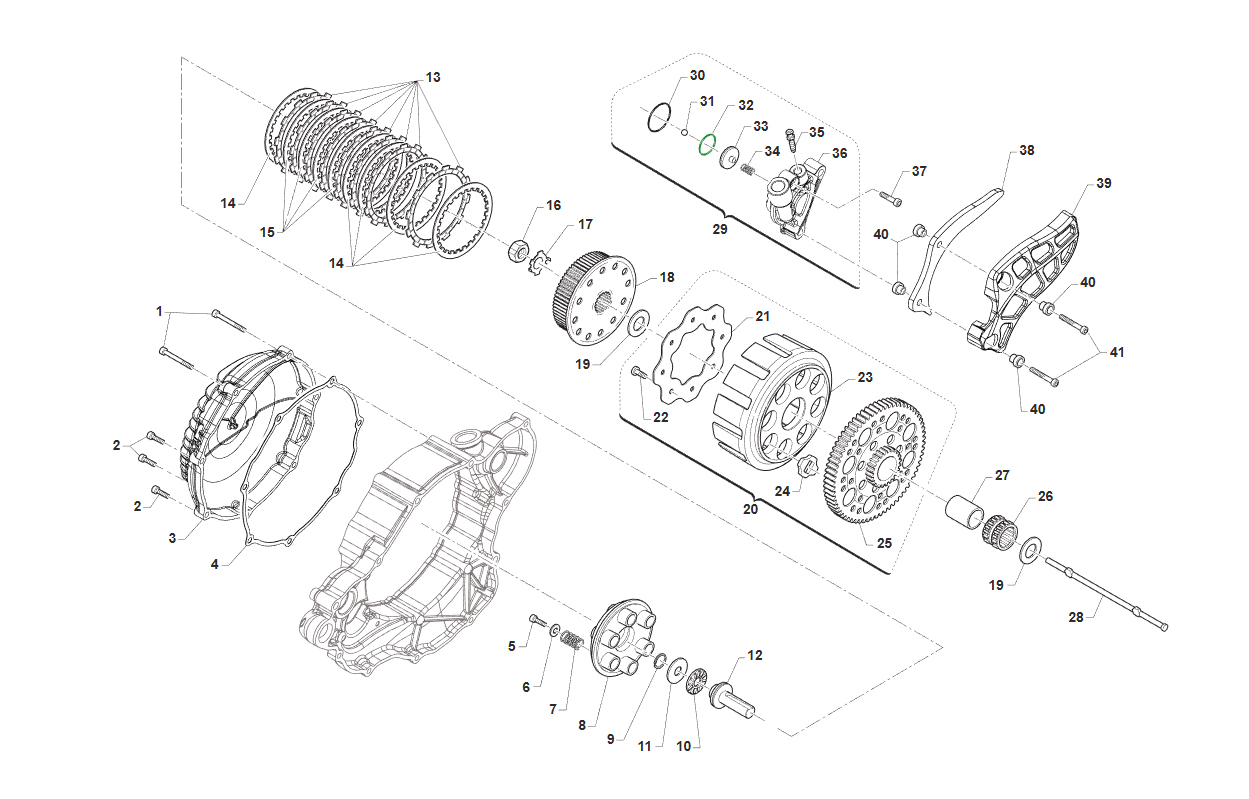 2T 300 SMX 2026 - MOTOR - EMBRAGUE